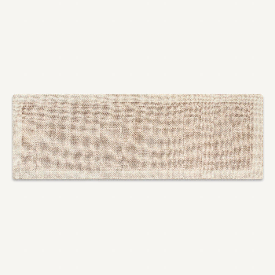 Rug – Plain Weave Bordered – Bouclé Sand