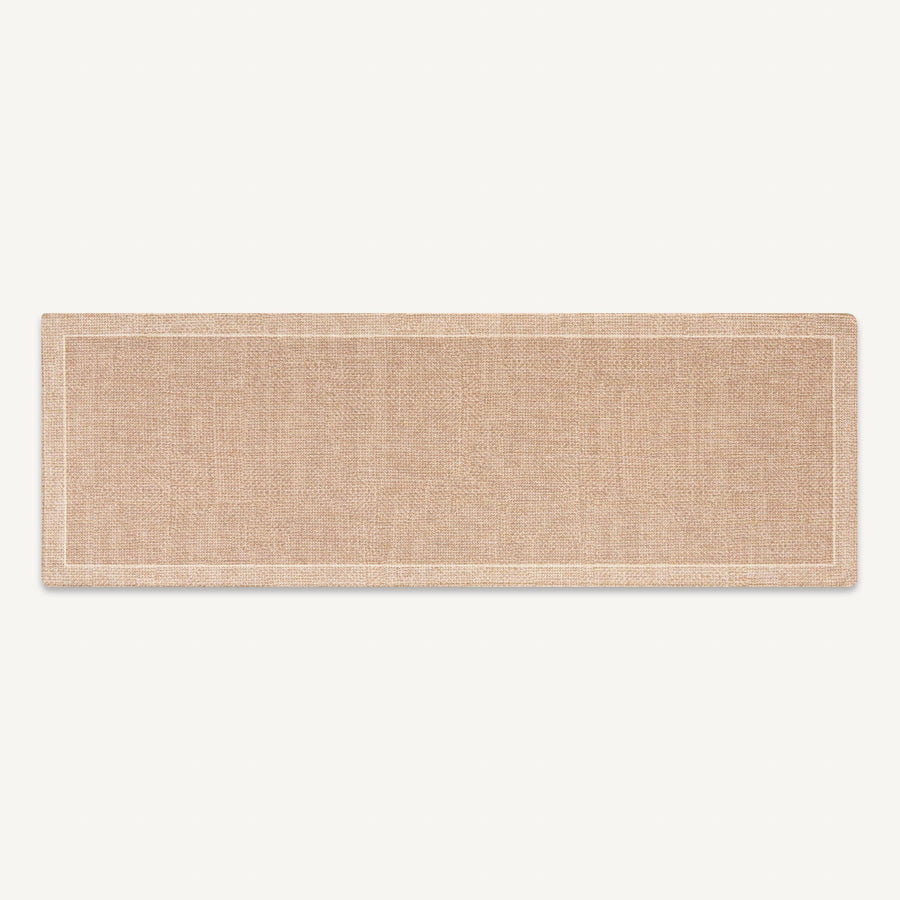 Rug – Plain Weave Bordered – Bouclé Sand