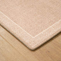 Rug – Plain Weave Bordered – Bouclé Sand