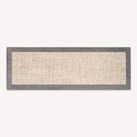 Rug – Plain Weave Bordered – Bouclé Sand