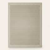 Rug – Striped Pattern – Ivory Cream