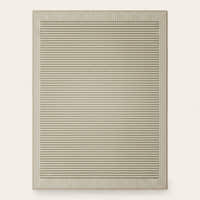 Rug – Striped Pattern – Ivory Cream