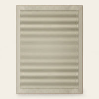 Rug – Striped Pattern – Ivory Cream