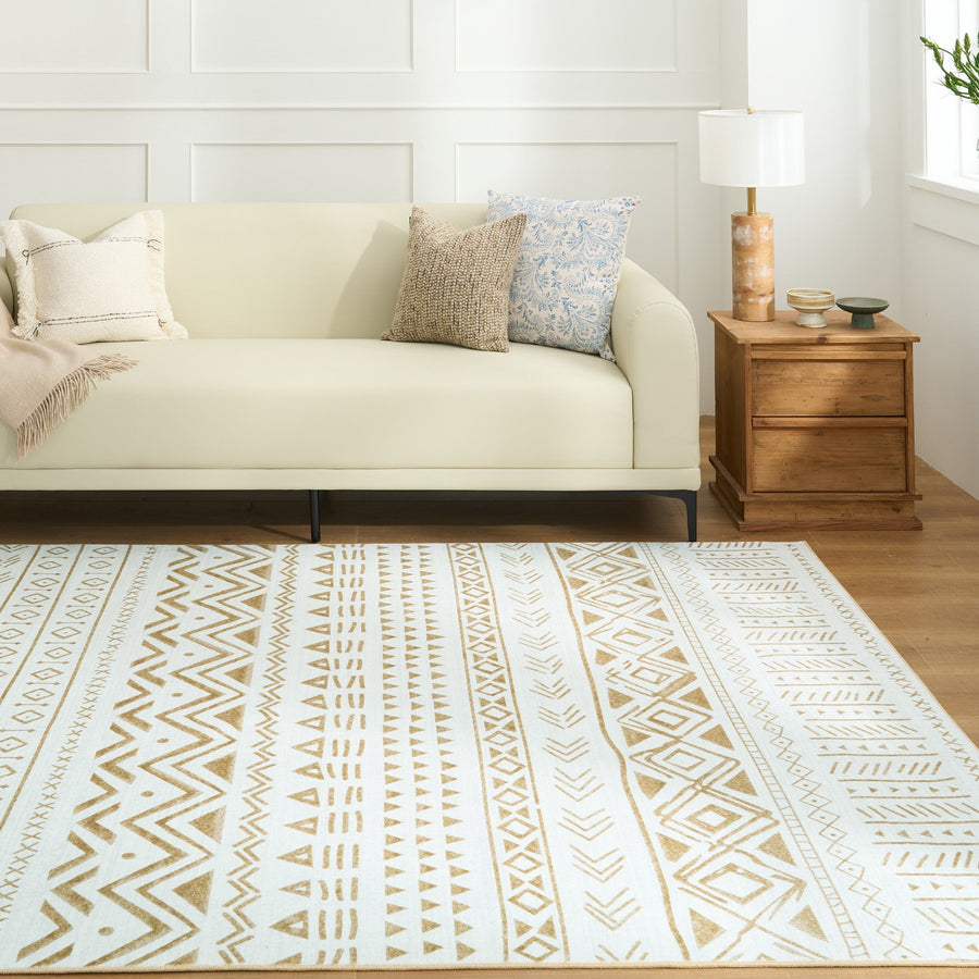 Rug – Tribal Aztec – Bouclé Sand