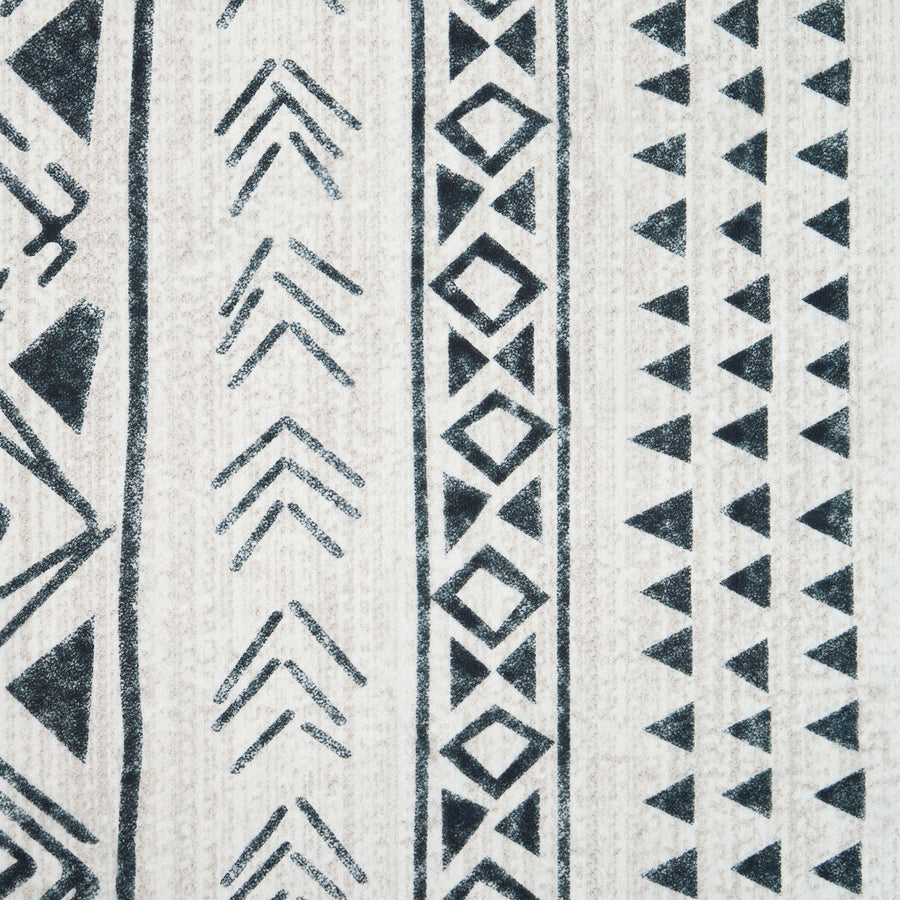 Rug – Tribal Stripe Print – Ivory Cream