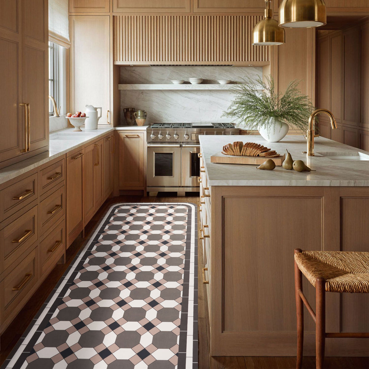Rug – Vintage Tile – Charcoal