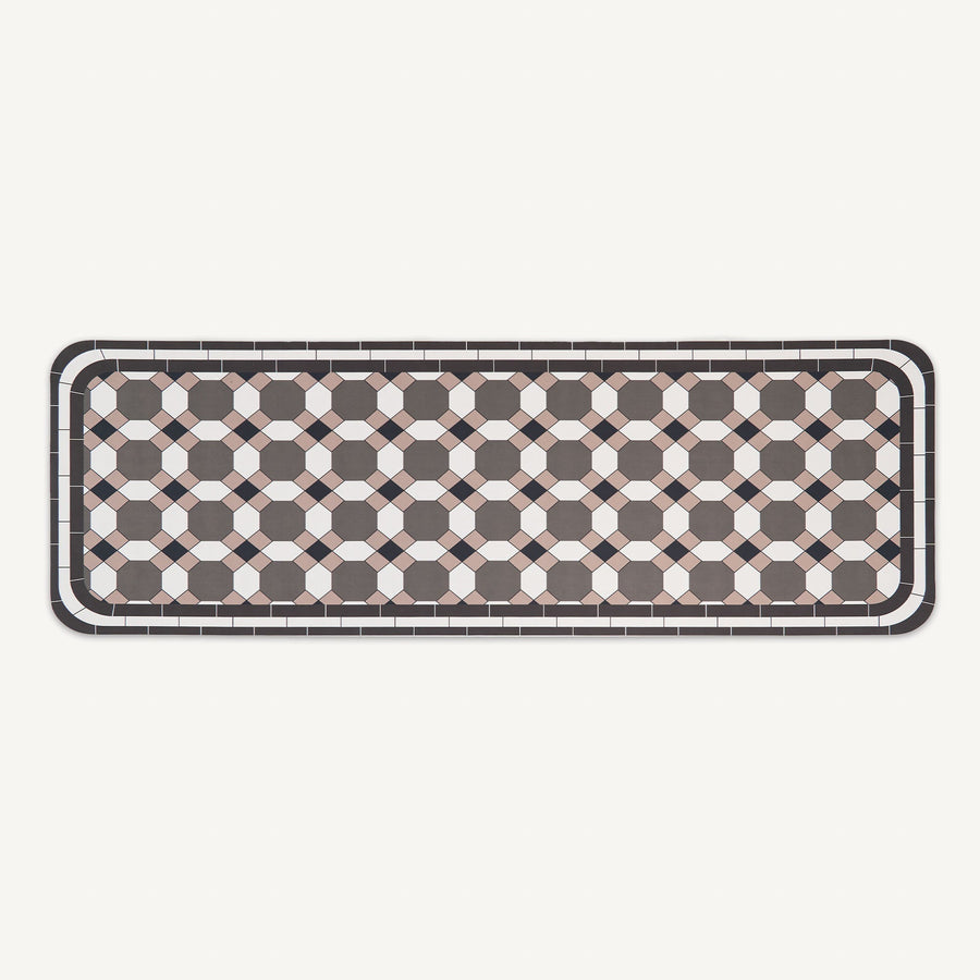 Rug – Vintage Tile – Charcoal