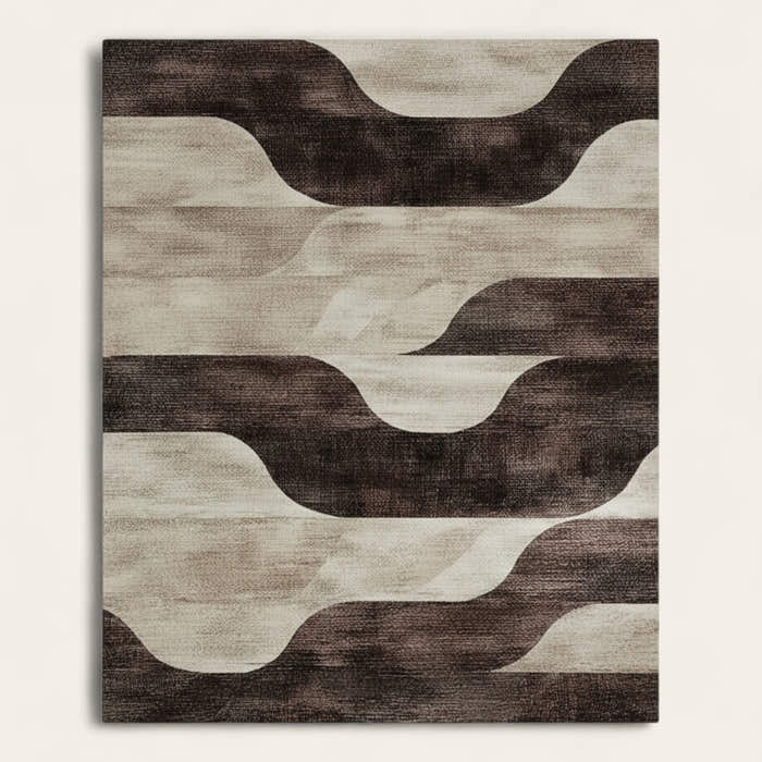 Rug – Wave Drift – Cocoa
