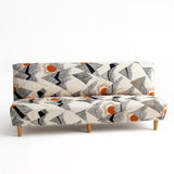 Sofa Bed Cover – Abstract Landscape – Ivory Cream