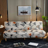Sofa Bed Cover – Abstract Landscape – Ivory Cream