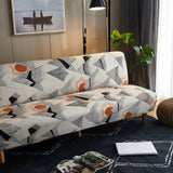 Sofa Bed Cover – Abstract Landscape – Ivory Cream