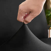 Sofa Bed Cover – Plain Stretch – Ink Black