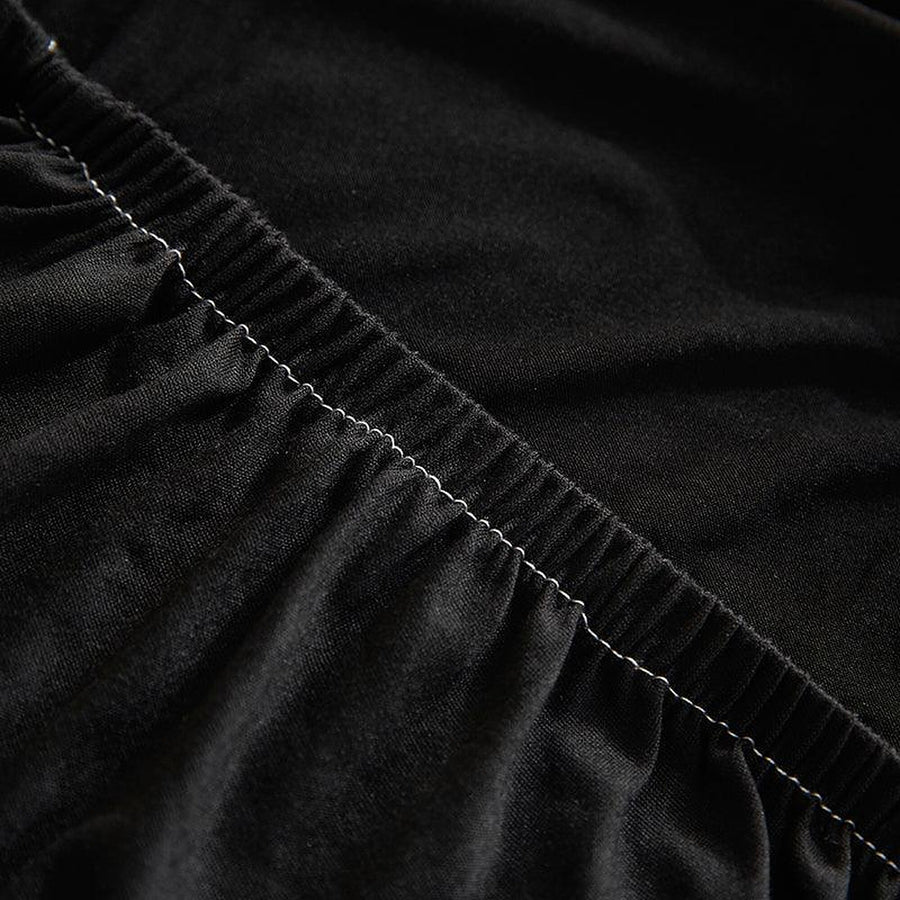 Sofa Bed Cover – Plain Stretch – Ink Black