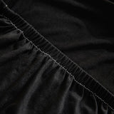 Sofa Bed Cover – Plain Stretch – Ink Black