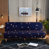 Sofa Bed Cover – Cherry Blossom Print – Midnight Navy