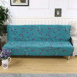 Sofa Bed Cover – Cherry Blossom Print – Teal