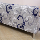 Sofa Bed Cover – Damask Floral – Pearl Grey