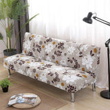 Sofa Bed Cover – Floral Print – Ivory Cream