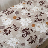 Sofa Bed Cover – Floral Print – Ivory Cream