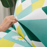 Sofa Bed Cover – Harlequin Daisy – Mint