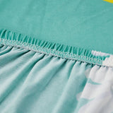 Sofa Bed Cover – Harlequin Daisy – Mint