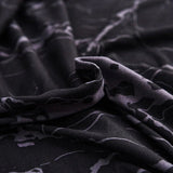 Sofa Bed Cover – Marble Veined Print – Ink Black