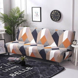 Sofa Bed Cover – Mod Diamond – Cream & Sand