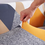 Sofa Bed Cover – Mod Diamond – Cream & Sand