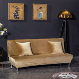 Sofa Bed Cover – Velvet Plush – Caramel