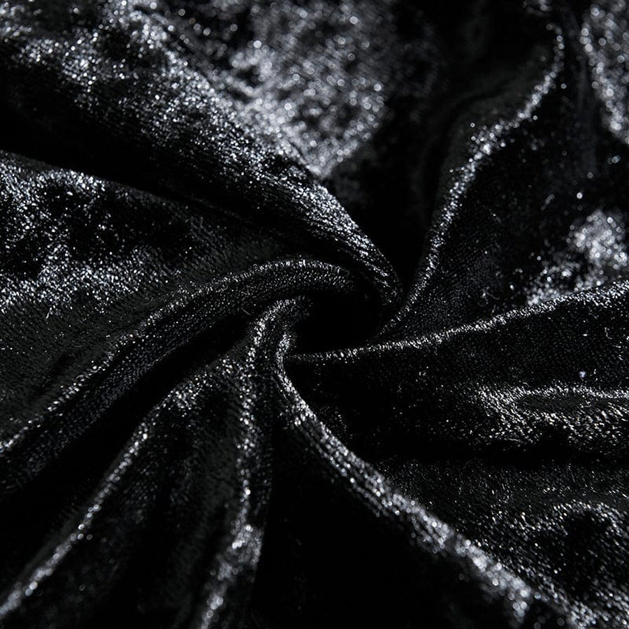 Sofa Bed Cover – Velvet Plush – Ink Black