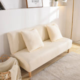 Sofa Bed Cover – Plain Stretch – Bouclé Sand