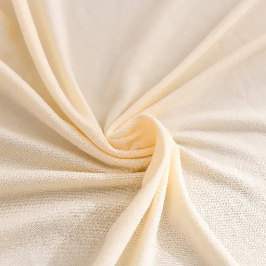 Sofa Bed Cover – Plain Stretch – Bouclé Sand
