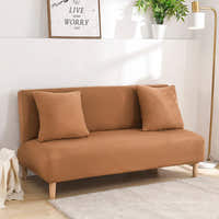 Sofa Bed Cover – Plain Stretch – Caramel