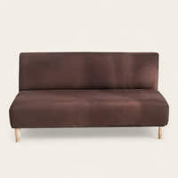 Sofa Bed Cover – Plain Stretch – Espresso