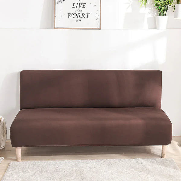 Sofa Bed Cover – Plain Stretch – Espresso
