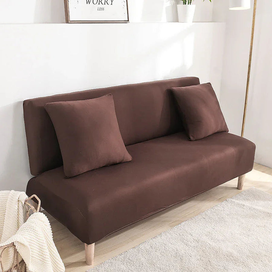 Sofa Bed Cover – Plain Stretch – Espresso