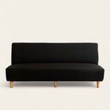 Sofa Bed Cover – Plain Stretch – Ink Black