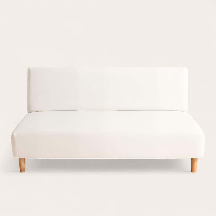 Sofa Bed Cover – Plain Stretch – Ivory Cream