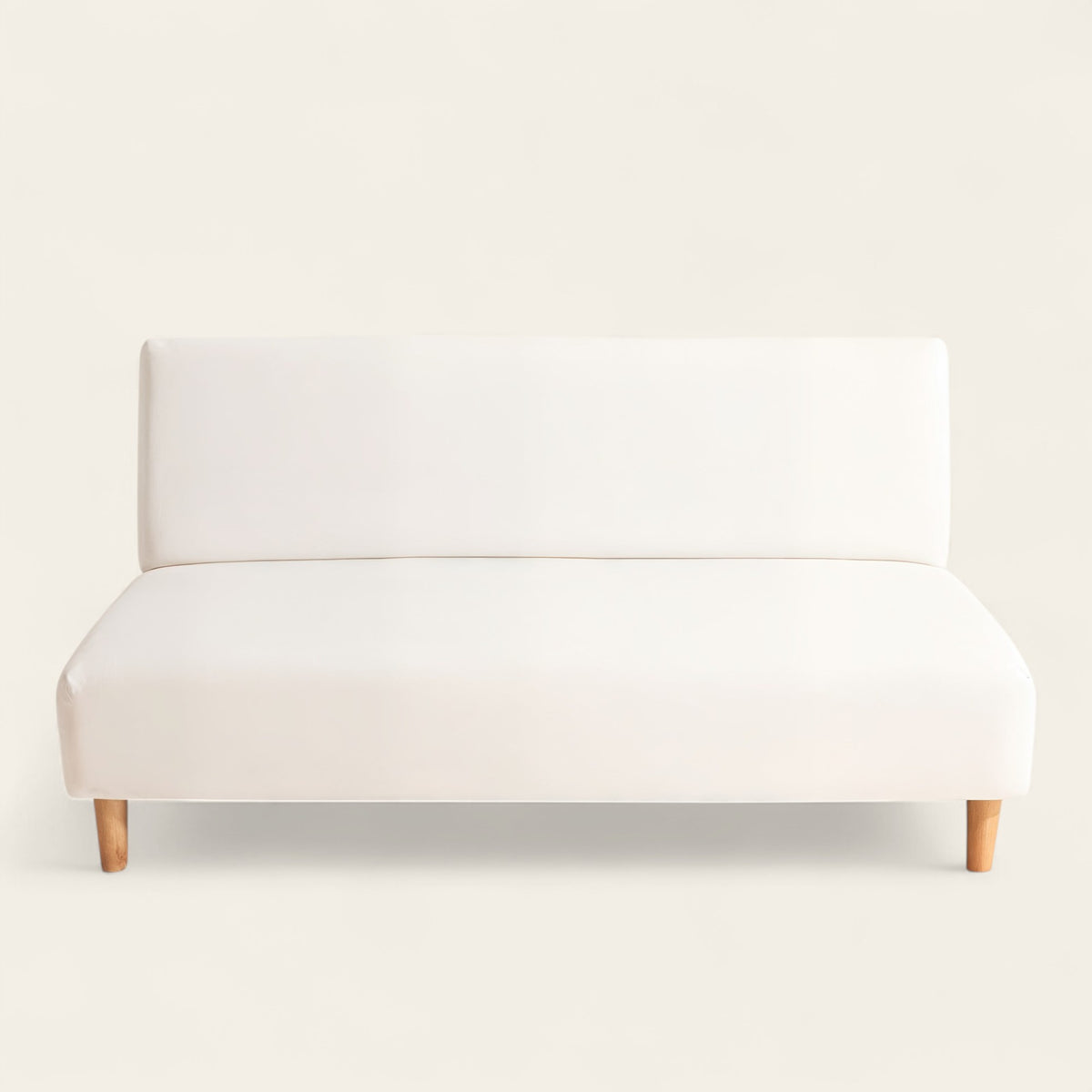 Sofa Bed Cover – Plain Stretch – Ivory Cream
