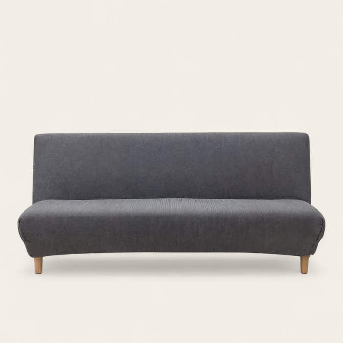 Sofa Bed Cover – Plain Stretch – Pearl Grey