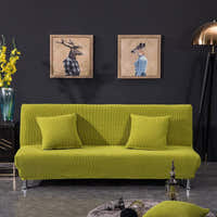 Sofa Bed Cover – Velvet Plush – Lime Mist