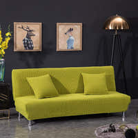 Sofa Bed Cover – Velvet Plush – Lime Mist