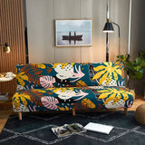 Sofa Bed Cover – Tropical Monstera – Forest