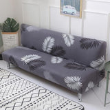 Sofa Bed Cover – Tropical Palm – Charcoal