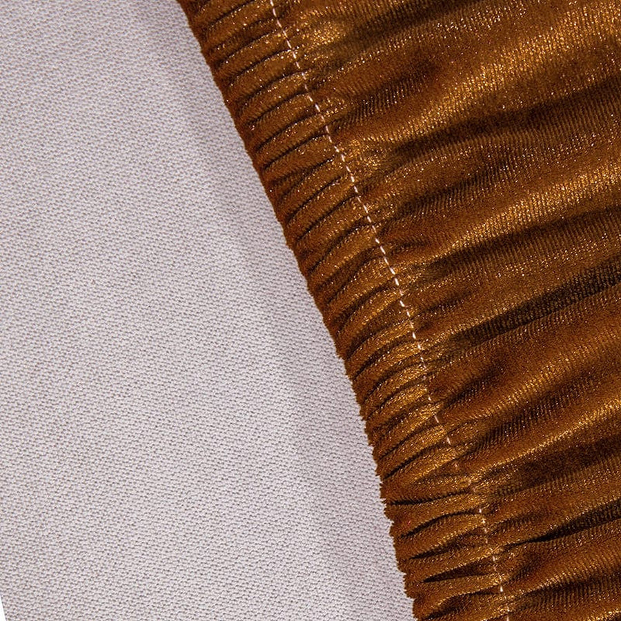 Sofa Bed Cover – Velvet Plush – Espresso