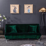 Sofa Bed Cover – Velvet Plush – Forest
