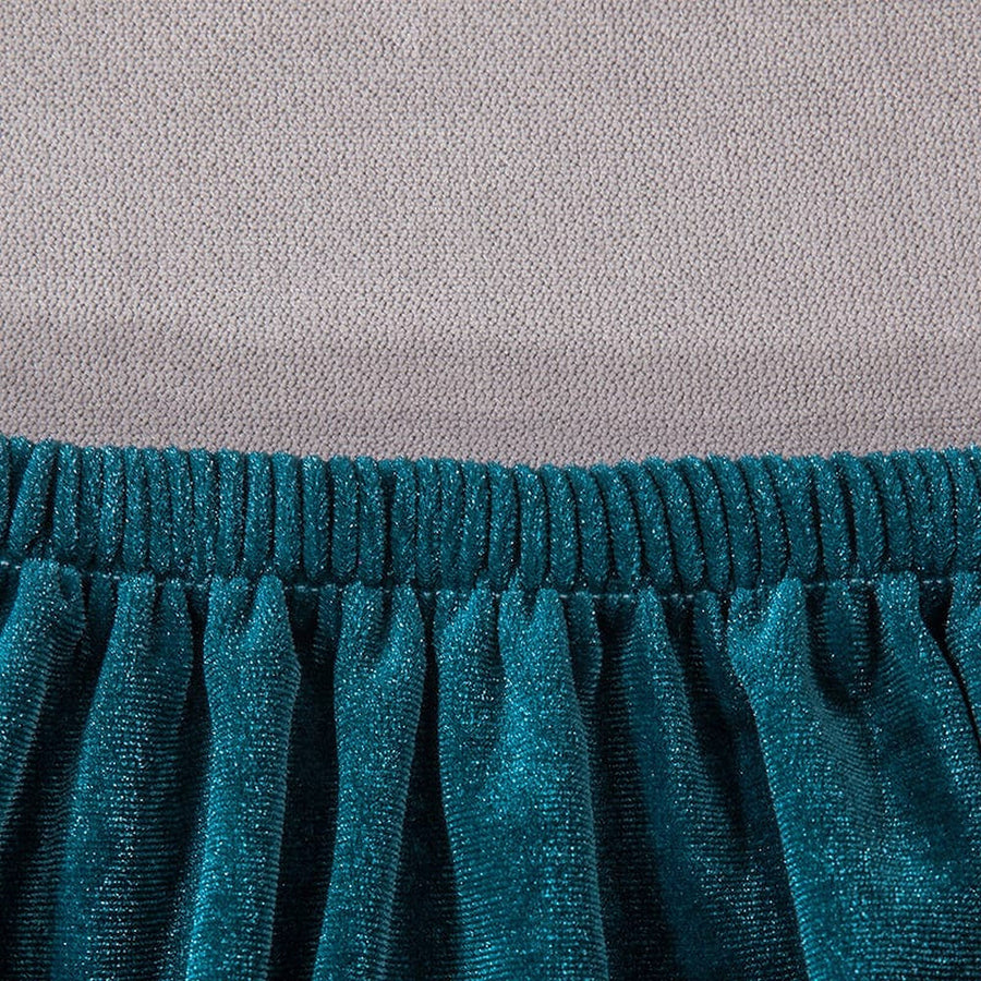 Sofa Bed Cover – Velvet Crushed – Teal