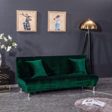 Sofa Bed Cover – Velvet Plush – Forest