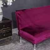Sofa Bed Cover – Velvet Plush – Wine