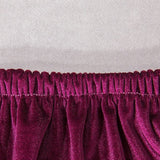 Sofa Bed Cover – Velvet Plush – Wine